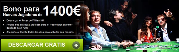 Bono poker William Hilll