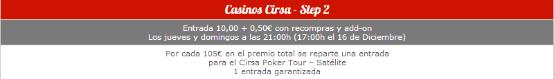 registrate en Cirsa y recibe tu bono de bienvenida para entrar y jugar poker