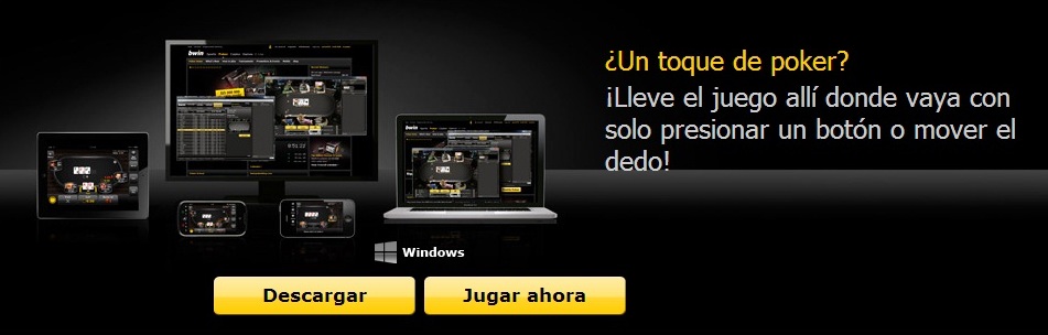 Registrate en la sala de poker Bwin y recibe tu bono de bienvenida