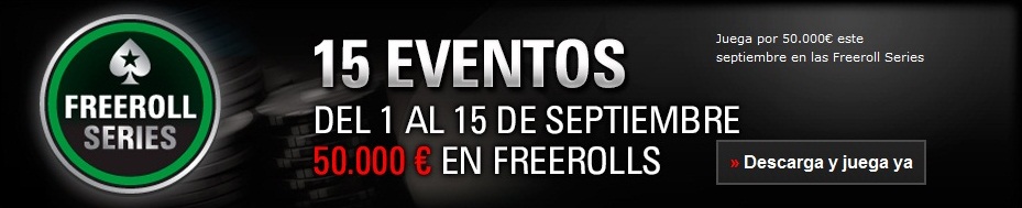 Entra a jugar en la sala de PokerStars y recibe tu bono de bienvenida